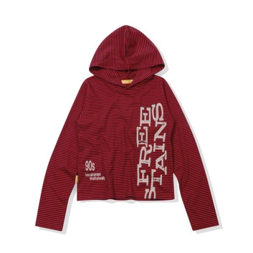 메인부스 FrEE Stains 후드티 후드 후디 티셔츠 상의 RED MBBEF2LTU07RD 4244550 SIZE 1 4244550