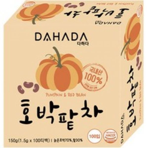 허브앤티 다하다 호박팥차 1.5g 100개입 (2개)_이미지