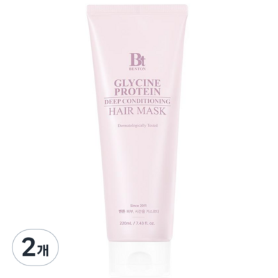 벤튼 글라이신 단백질 딥컨디셔닝 헤어팩 220ml (2개)_이미지