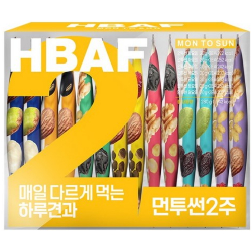 HBAF 먼투썬 2주 280g