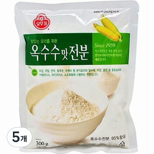오뚜기 옥수수맛 전분 300g (5개)_이미지