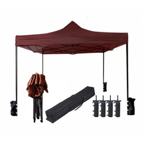캐노피 접이식 천막 브라운