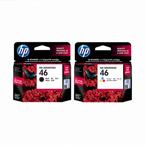 HP 정품 46 (CZ637AA, CZ638AA) 세트_이미지