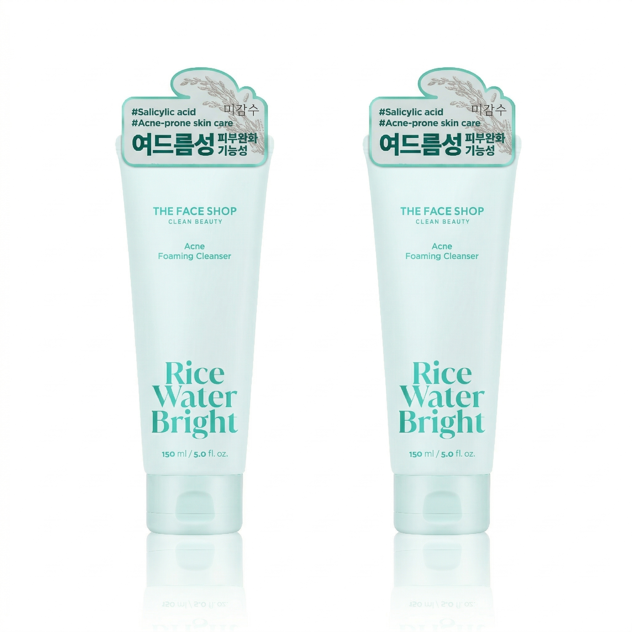 더페이스샵 미감수 브라이트 아크네 클렌징 폼 150ml (2개)_이미지