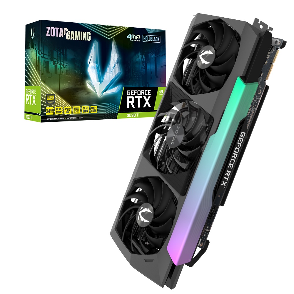 ZOTAC GAMING 지포스 RTX 3090 Ti AMP EXTREME Holo D6X 24GB