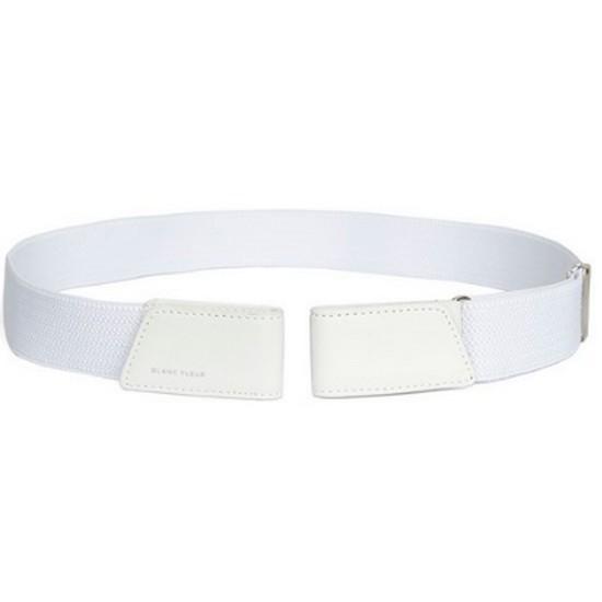 블랑플뢰르 소가죽 버클없는 벨트 BA0250021 (화이트)