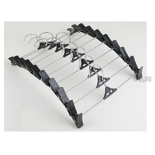 가쯔 검정 집게 바지걸이 (10개)_이미지