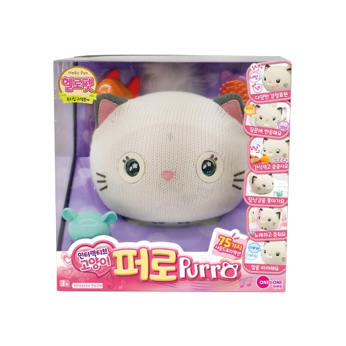 원앤원 헬로펫 인터랙티브 고양이 퍼로