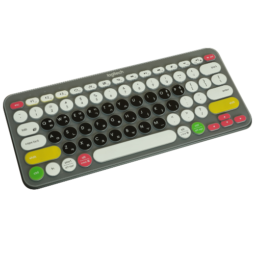 로지텍 K380 한영 전용 키스킨 (판타스틱 블랙)_이미지