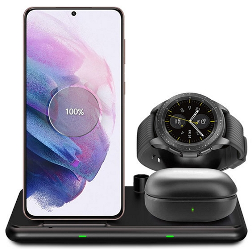 15W 올인원 충전독 3in1 무선충전기 UMWH-4in1