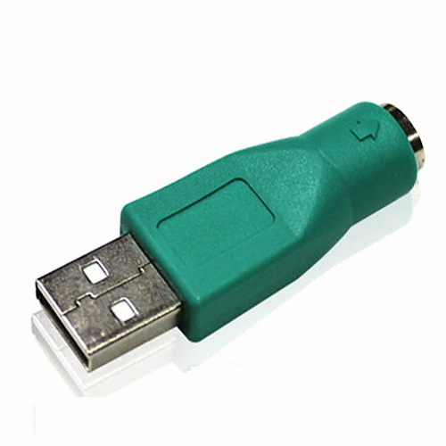 파워네트정보통신 인앤인 PS2 to USB (F/M) 변환 젠더_이미지