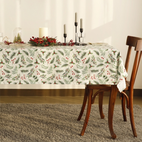 평안 아망떼 레드팝 크리스마스 식탁보_4인_이미지