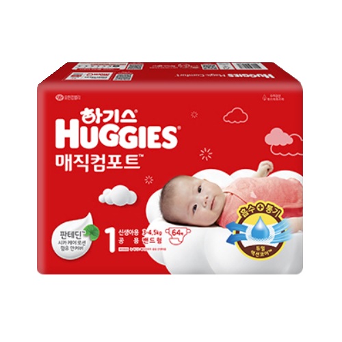  하기스 2024 매직컴포트 밴드형 1단계-공용 [192매]