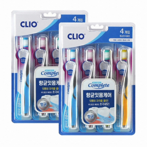 크리오 ㅤ컴플리트 항균 초극세모 칫솔 (8개)_이미지