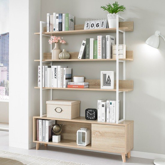 프리메이드 코니 와이드 수납 책장 1200_이미지