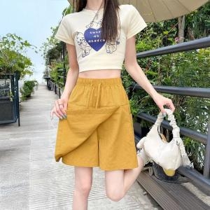 오노마 ONM 레이토 차르르 골지 와이드 팬츠 SD-25060