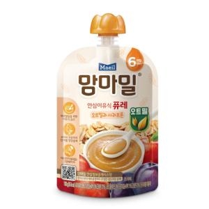매일유업 맘마밀 퓨레 오트밀과 사과프룬 100g (1개)_이미지