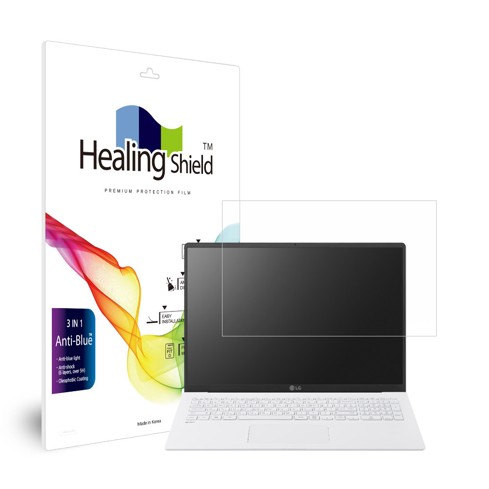 폰트리 힐링쉴드 LG전자 2020 그램17 17Z995 17ZD995 블루라이트 차단 액정보호필름