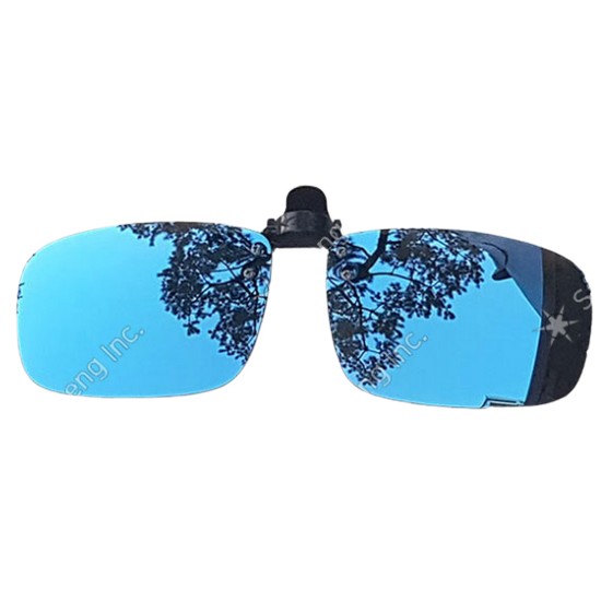 썬가드광학 편광 P 클립 소 (블랙 블루미러스모크)