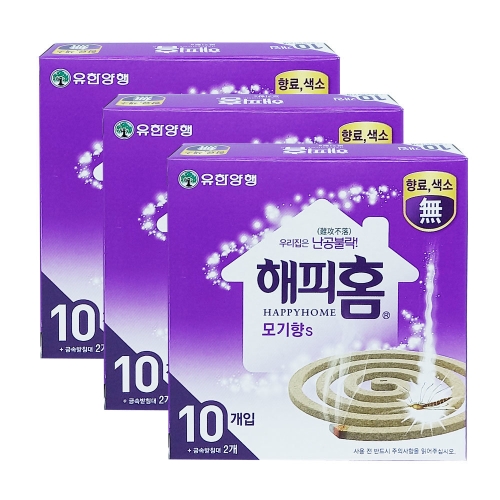 해피홈 모기향 10개입 (3개)_이미지