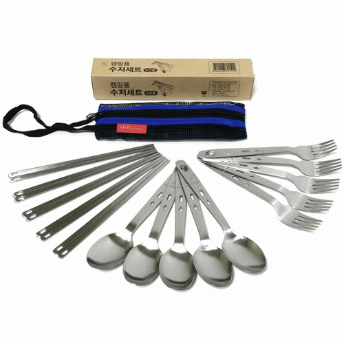 엠엔비 캠핑용 수저세트 5인용