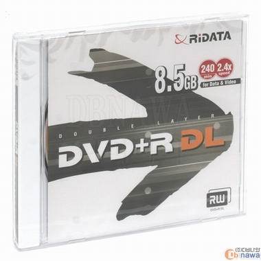 RiDATA DVD+R 8.5GB 2.4x 슬림 1장