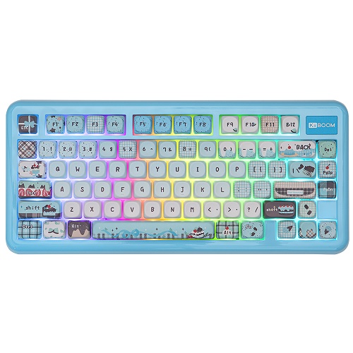 KiiBOOM Phantom 81 Lite 유무선 기계식 (민트 블루)_이미지