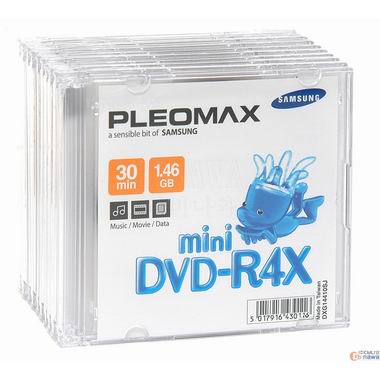플레오맥스 DVD-R 1.46GB 4x 쥬얼 10장 미니_이미지