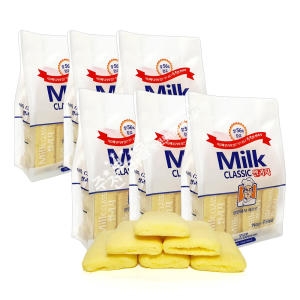 위아더월드 밀크 클래식 쌀과자 우유맛 240g (6개)_이미지