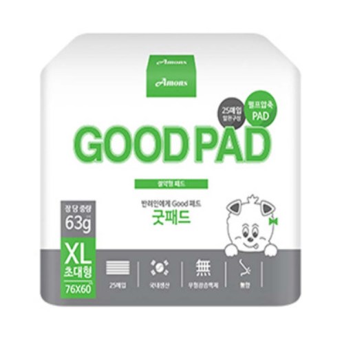 아몬스 굿패드 초대형 25매 (1개)_이미지