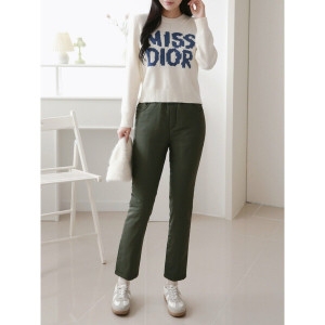 코너스톤 여성 패딩바지 스트레이트 W4W7301