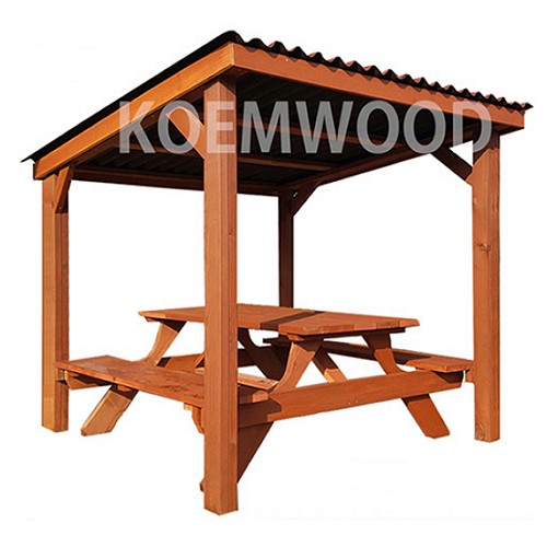 코엠우드 파고라 정자 K-40_이미지