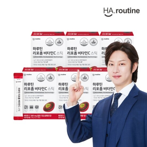 하루틴 리포좀 비타민C 스틱 30포 (6개)_이미지
