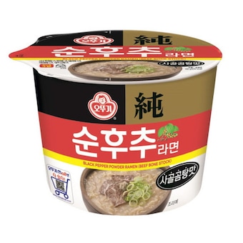 오뚜기 <b>순후추</b> 라면 사골곰탕맛 큰컵 105g