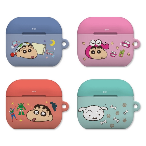 코쿼드 에어팟4 짱구 자이언트 페이스 하드 케이스 (정품)_이미지