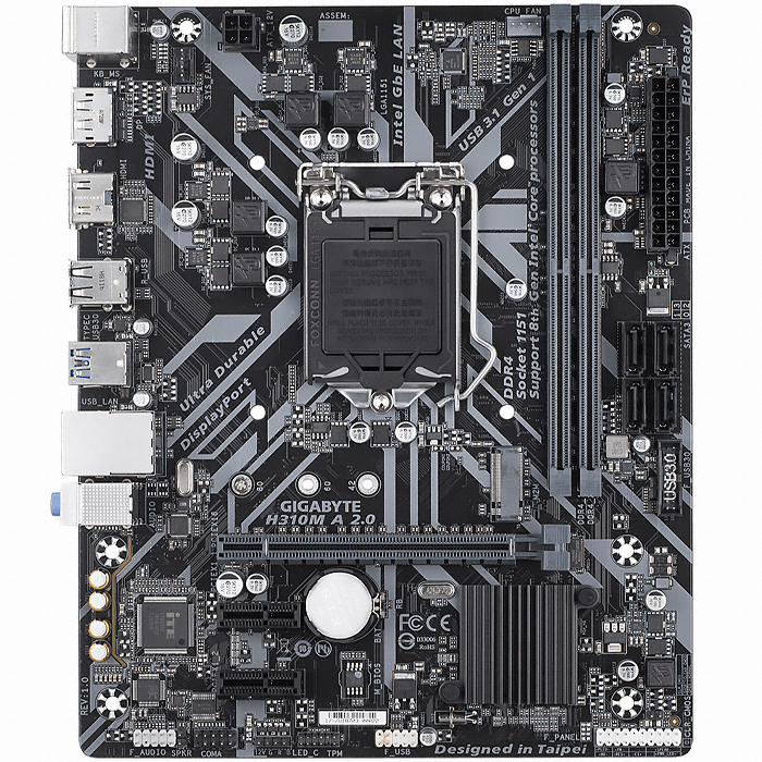 GIGABYTE H310M A 2.0 듀러블에디션 피씨디렉트_이미지
