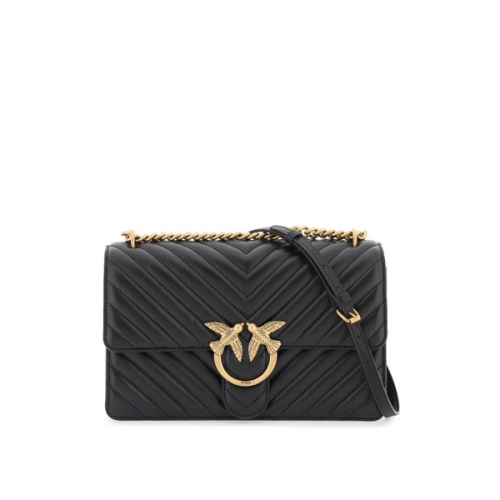 핀코 SS24 CHEVRON QUILTED CLASSIC LOVE BAG ONE WHITE 100941A0GK_이미지