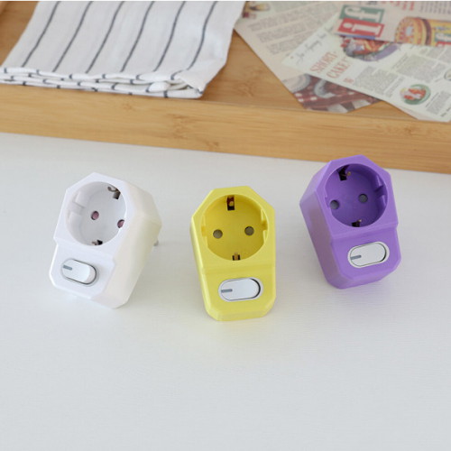 천하지엘씨 아이정 더좋은 1구 16A 메인스위치 절전 컬러 멀티탭