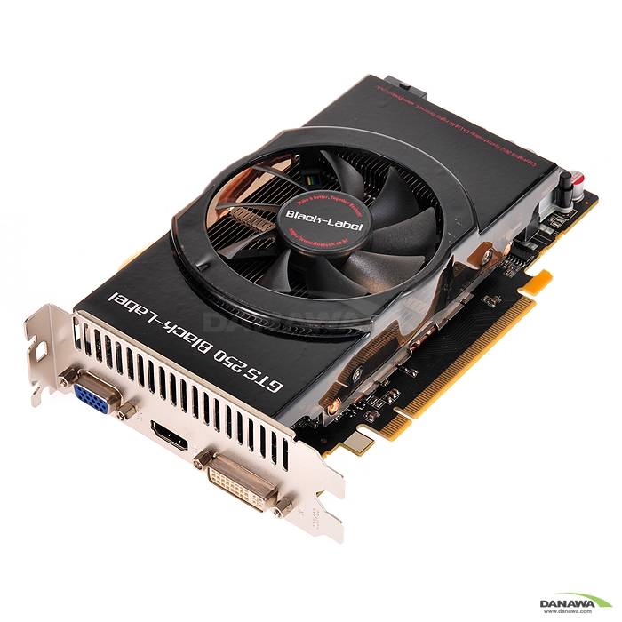 Rextech 블랙라벨 지포스 GTS250 Shortbody 1GB ix2000_이미지