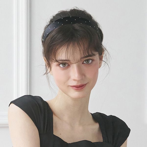 JP클라리쎄 스피카 플랫 새틴 헤어밴드 JP-26-007HB