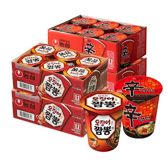 농심 <b>신라면</b>컵12개 + 오징어짬뽕컵12개