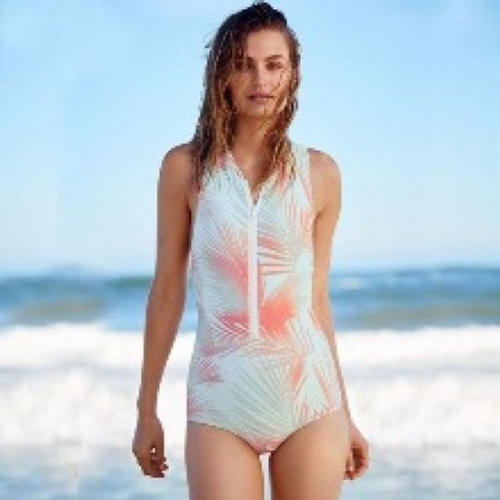 알티피아 128000071 팜리프 집업 민소매 하이컷 서핑수트 여자