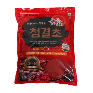 청양식품 햇살고운 청결초 김치용 고추가루 2.5kg (1개)_이미지