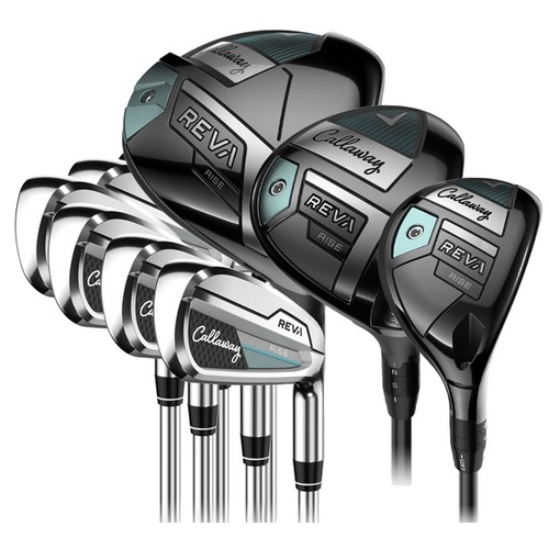 캘러웨이 레바 라이즈 여성용 풀세트 (9개 카본 캐디백 정품)