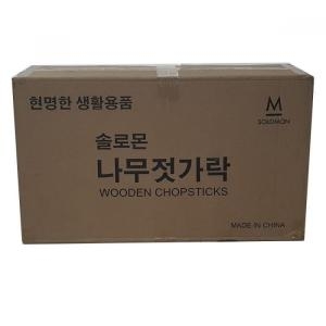 솔로몬 나무젓가락 300개 (10팩(3,000개))_이미지