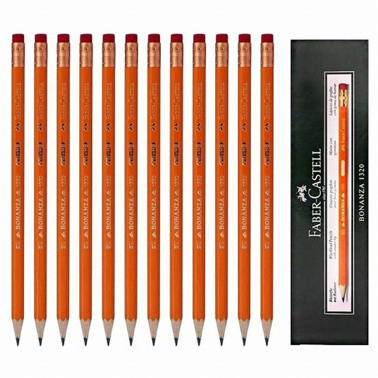 파버카스텔 보난자 1320 지우개연필 세트 (12본x1개)_이미지