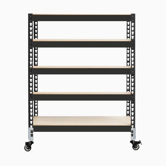 스피드랙 우레탄바퀴 5단 이동식 선반 1200x800 (195cm(높이))_이미지