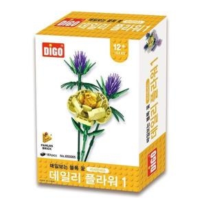 디고 장난감 디고 데일리 플라워 4종 아들선물 완구 블럭장난감 1개랜덤