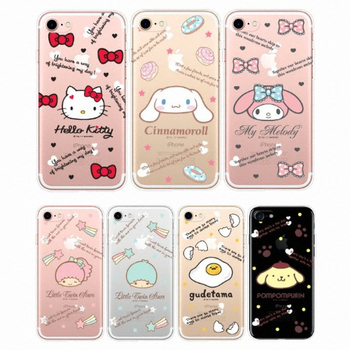 트라이코지 LG X300 산리오 캐릭터 아이콘 투명 케이스