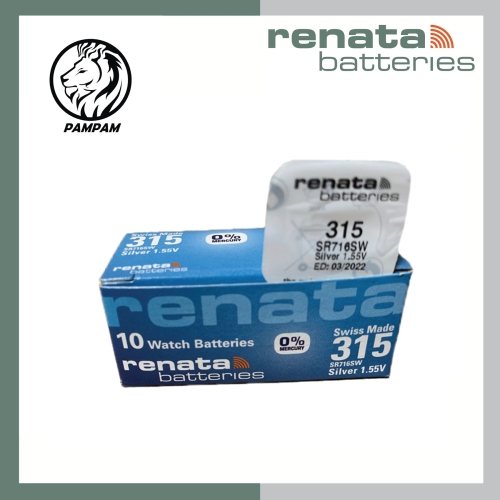  레나타 315 SR716SW 스위스 시계전지